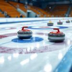 Kerri Einarson and her team at the Scotties Tournament