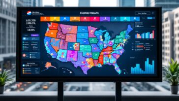 Mappa interattiva con risultati elettorali per distretto 2024