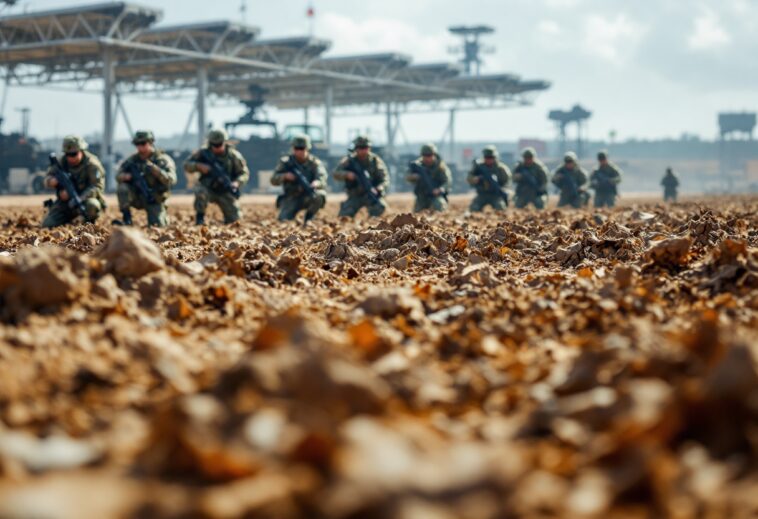 Image depicting military leaders discussing gender equality