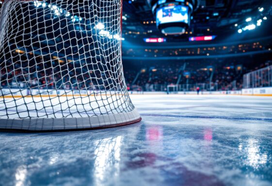 Goalies engage in a heated confrontation during NHL game