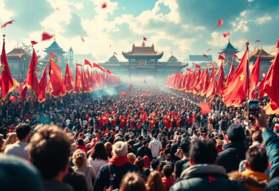 Trump's inauguration day captured in a stunning image