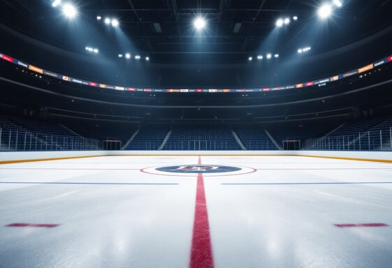 Winnipeg Jets players during January homestand game