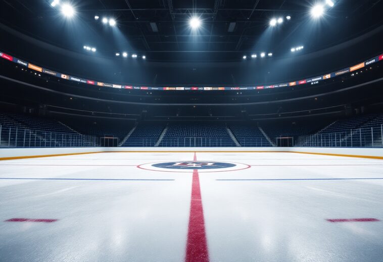 Winnipeg Jets players during January homestand game