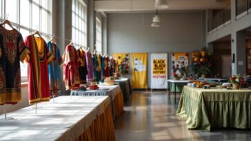 Students celebrating Black History Month at the University of Manitoba