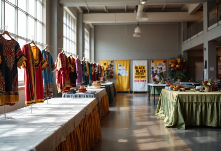 Students celebrating Black History Month at the University of Manitoba