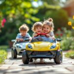 Brittany Mahomes enjoying time with her kids in mini cars