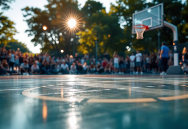 Caitlin Clark and Angel Reese in an intense basketball game