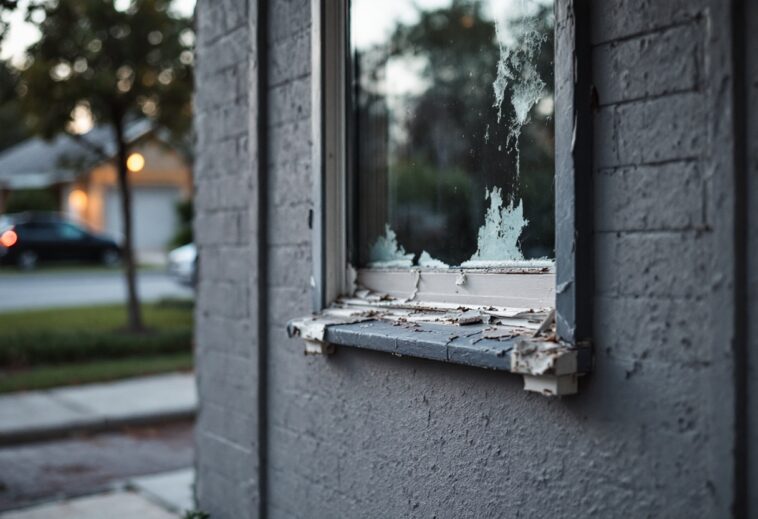 Florida woman throwing brick through ex-husband's window