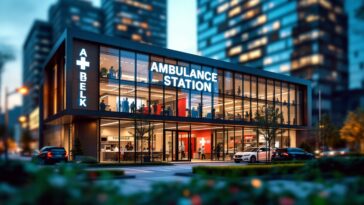 Ambulance in Guelph highlighting urgent service needs