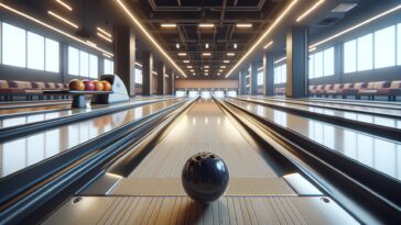 Kerri Callahan in action at a bowling tournament