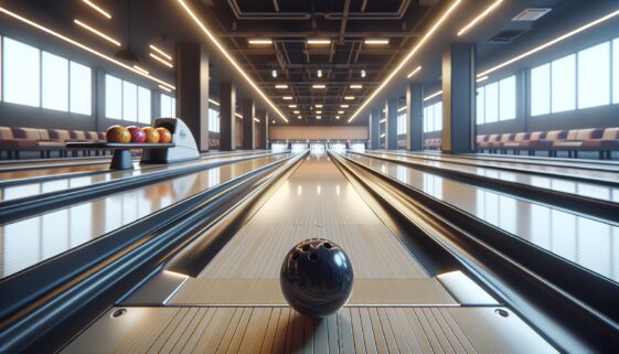 Kerri Callahan in action at a bowling tournament