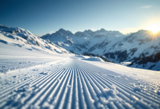 Marielle Thompson competing in women's ski cross event