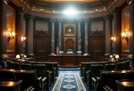 Pam Bondi during her confirmation process as Attorney General