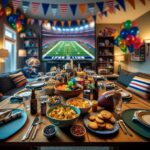 Randi Martin celebrating Super Bowl with family and friends