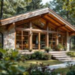 People enjoying a harmonious moment in a vacation home