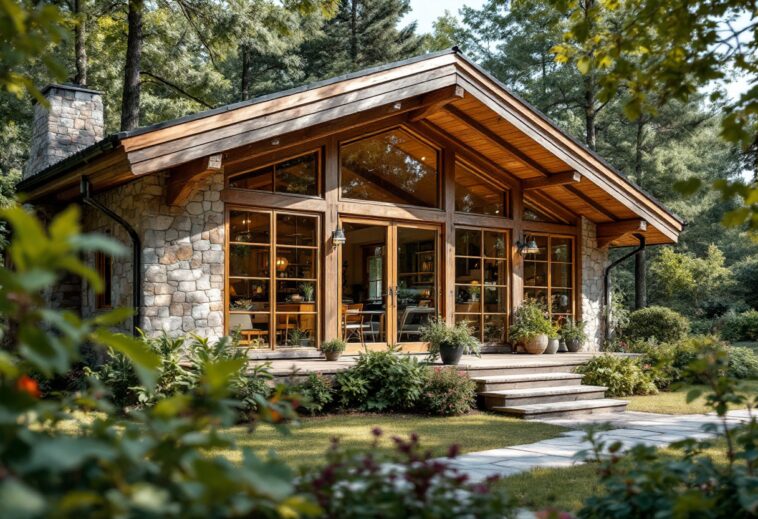 People enjoying a harmonious moment in a vacation home