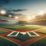 Giocatori di baseball e simboli di scommesse