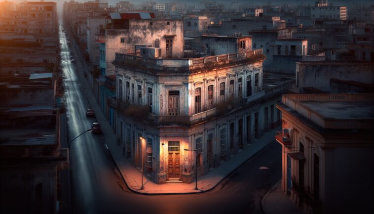 Image depicting the impact of blackouts in Cuba