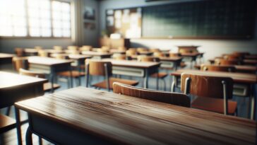 Students discussing hate crimes in a school setting