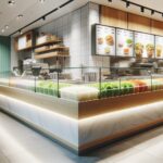 Revamped fast food meal with fresh ingredients