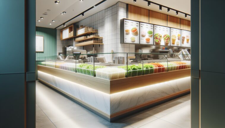 Revamped fast food meal with fresh ingredients