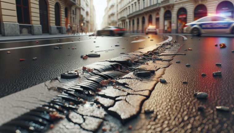 Scene of tragic car attack in Mannheim, Germany