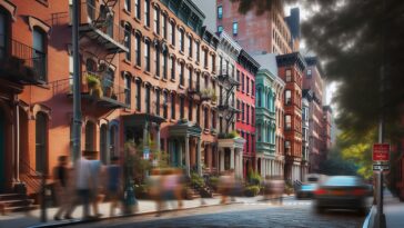 Local resident confronts tourists at iconic NYC location